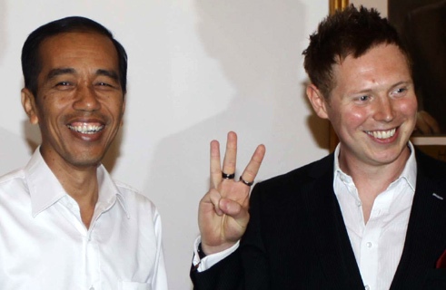 Arkarna, Gitarisnya Temui Jokowi untuk Ucapkan Selamat